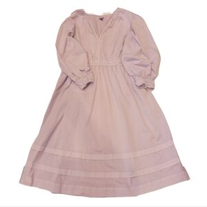 J.‎ Crew Boho Cottagecore Coastal Cowgirl smocked-waist lavender midi dress 2X